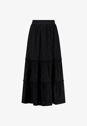 Shiwi GIGI EMBRODERIE - Fustă maxi - broderie black