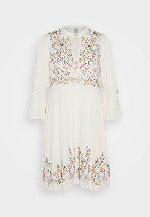 YAS, YASCHELLA 3/4 TUNIC DRESS - Vestido informal - off white
