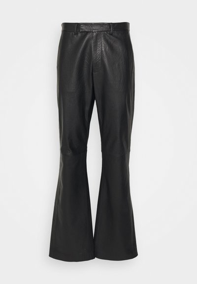 Emporio Armani EXCLUSIVE TROUSERS - Odinės kelnės - nero