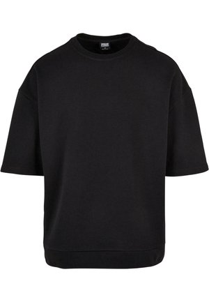 HERREN SHORT SLEEVE CREW - Paprasti marškinėliai - black