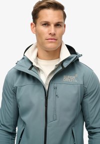 Superdry & Co HOODED TREKKER - Blouson - stormy weather blue
