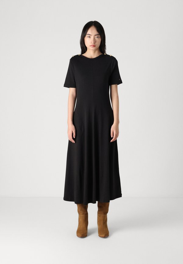 GOLD BUTTON DRESS - Day dress