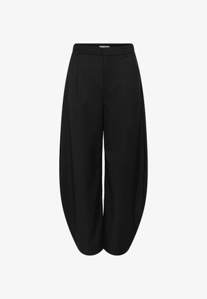 Gestuz, CALLIA BARREL PANTS - Pantalon classique - black