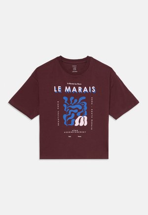 NKFORID  - Print T-shirt - dark purple