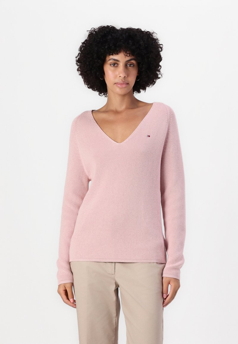 Tommy Hilfiger Džemperis - foggy pink