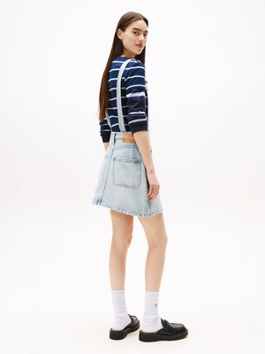 Tommy Jeans Obleka iz džinsa - denim light