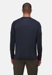 Mammut SELUN LONGSLEEVE MEN LOGO - Långärmad tröja - marine