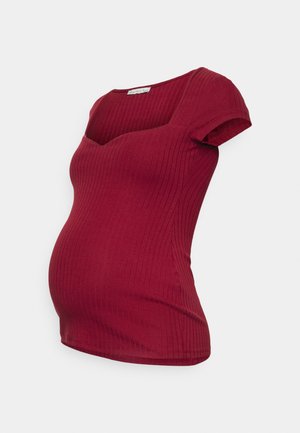 Anna Field MAMA T-shirt basique - dark red