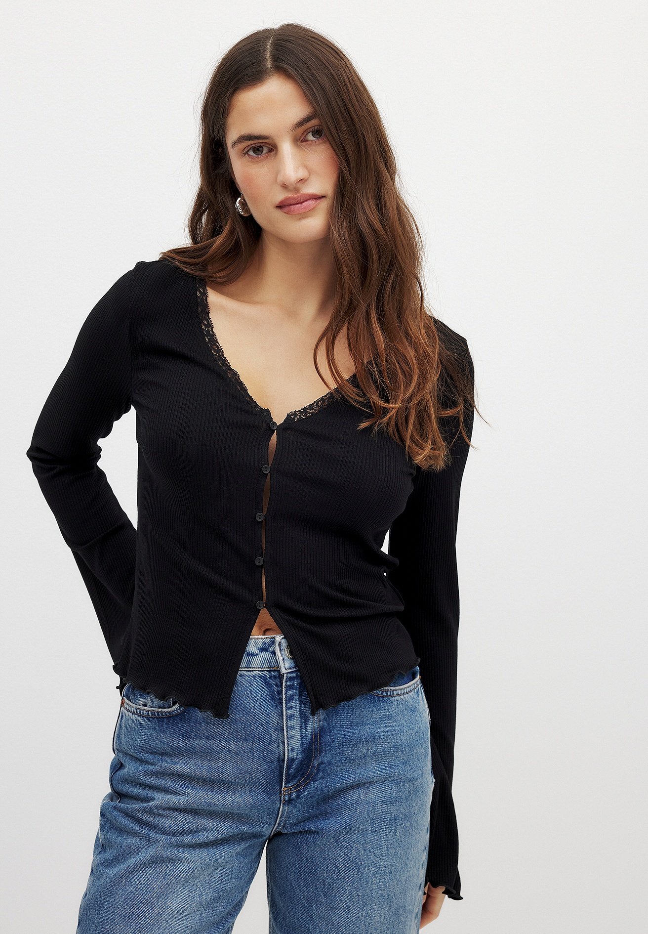 NA-KD T-shirt à manches longues black/noir