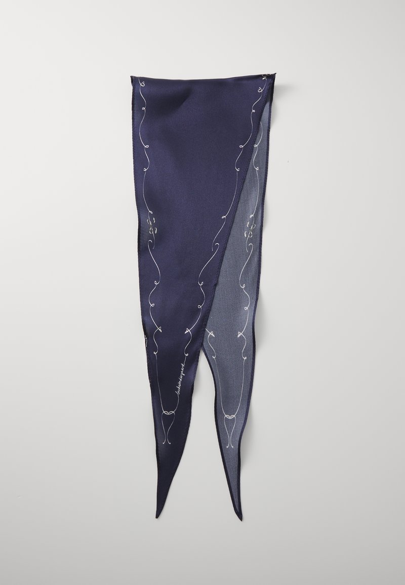 Becksöndergaard PENCIA DIAMOND SCARF - Fular - navy blazer