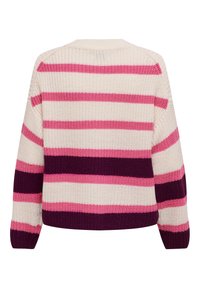 JDY JDYJUSTY STRIPE  - Strickpullover - rosa