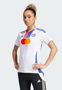 adidas Performance OLYMPIQUE LYON HOME JERSEY - Klubbkläder - white