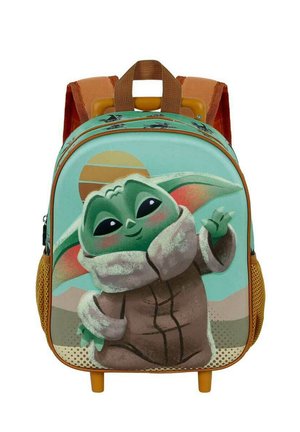 Karactermania THE MANDALORIAN SAY HI 3D MINI - Valise à roulettes - verde