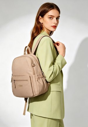 Gian Marco Venturi, GIAN MARCO VENTURI BACKPACK - Zaino - almond brown