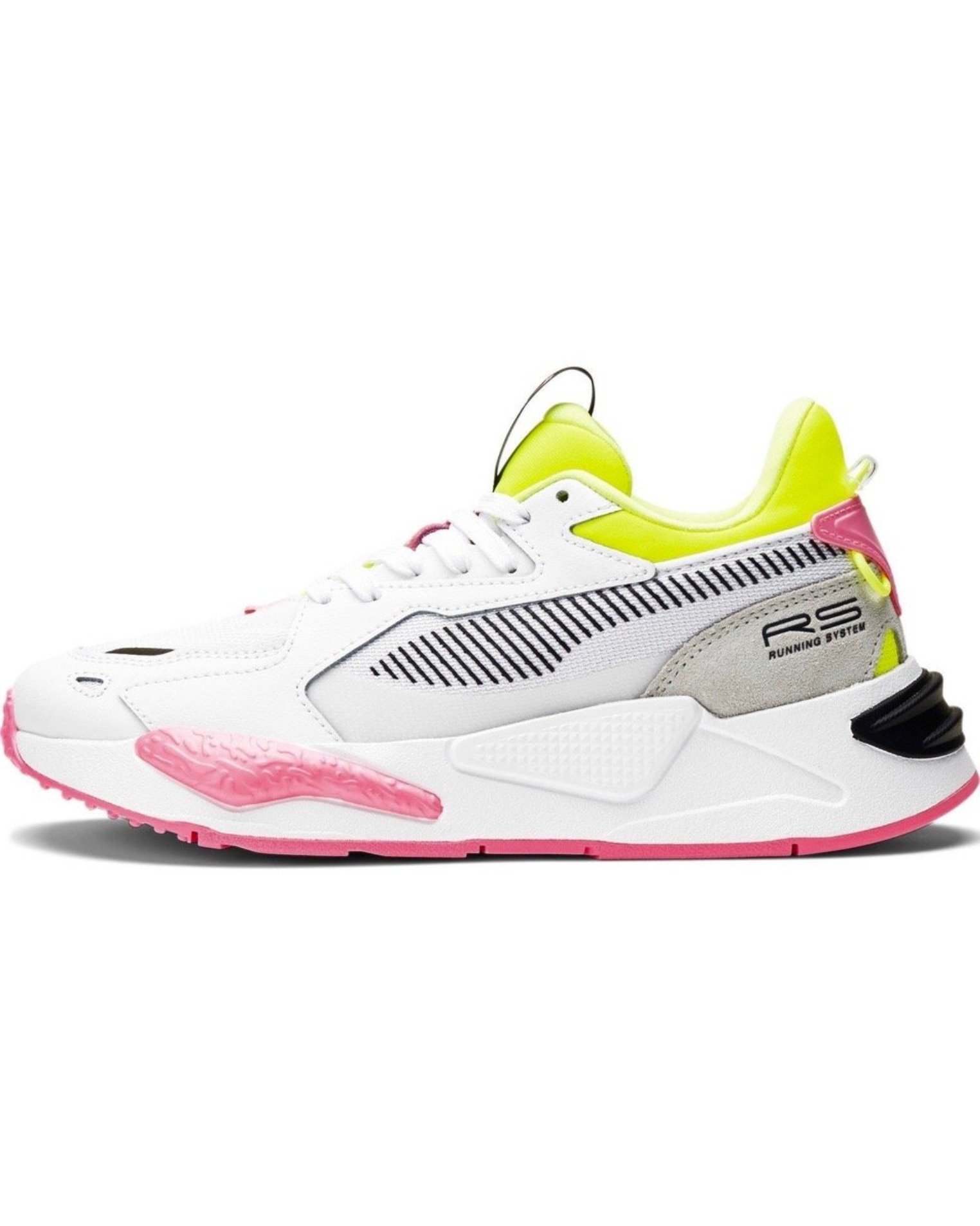 Puma POP WNS Zapatillas puma white-yellow alert-pink glimmer/blanco - Zalando.es