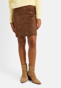 Falda de tubo - camel