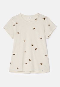 ALL OVER BUMBLEBEE TEE - Tricou cu imprimeu - ivory