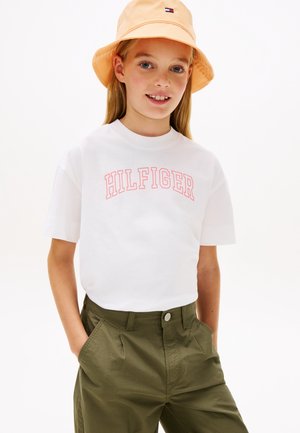 VARSITY TEE  - Tričko s potlačou - white