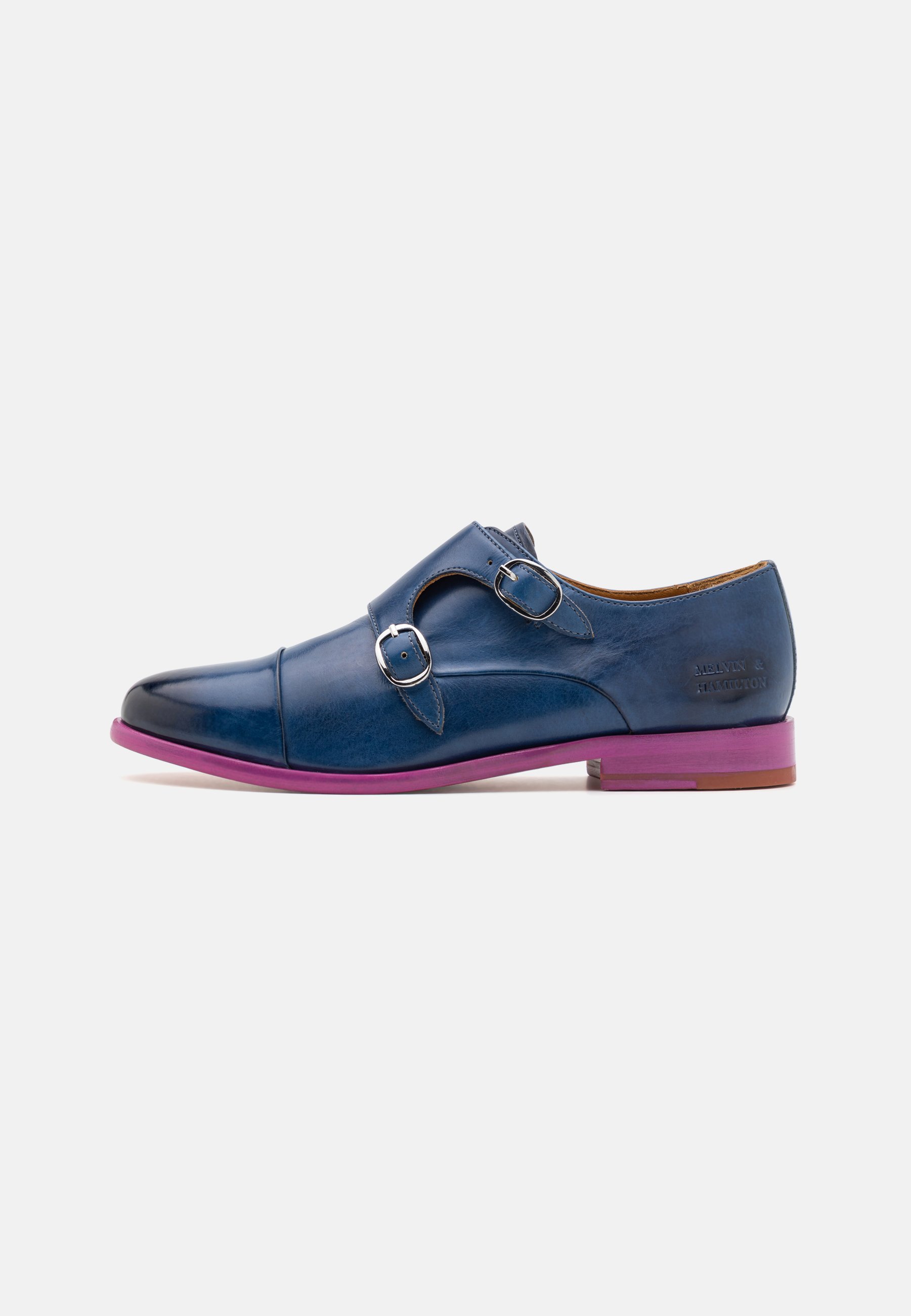 Melvin & Hamilton SELINA 87 - Slipper - marine/rich tan/fuxia 