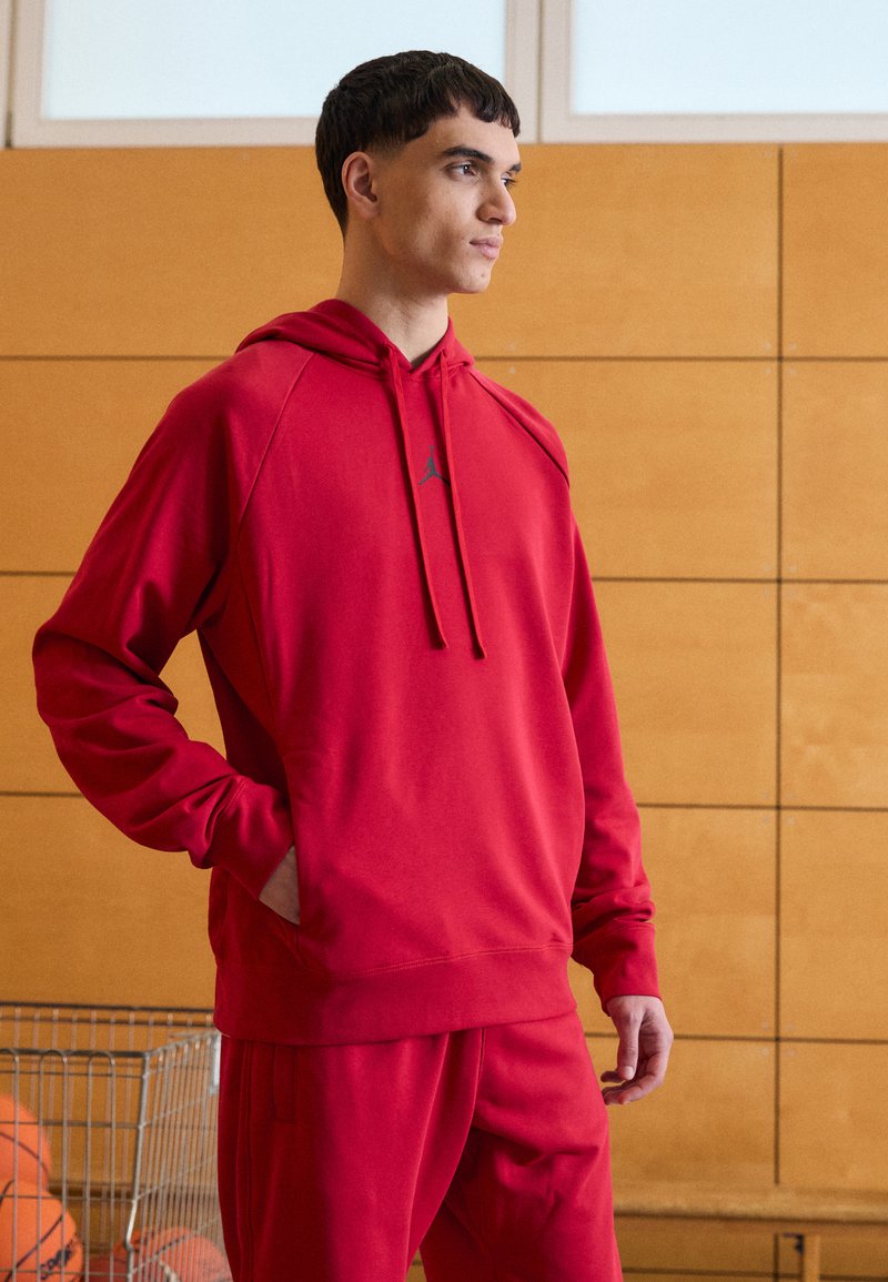 Jordan Kapuzenpullover - gym red/black