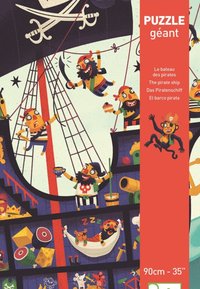 Puzzle géant Le bateau de pirate DJECO | Moos family store
