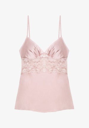 Yamamay, PRIMULA COLOR - TOP PAJAMAS - Nachtwäsche Shirt - light rose plain