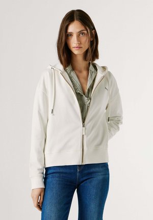 MARSU - Sudadera con cremallera - antique white