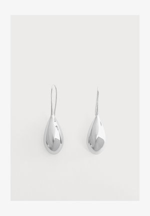 DKNY, PUFFY TEARDROP THREADER - Kõrvarõngad - silver-coloured