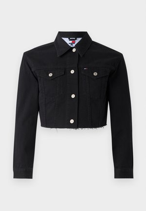 TJW FLAG TRUCKER UNISEX - Jachetă din denim - black