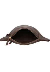Gusti Leder SPENCER - Marsupio - dunkelbraun struktur