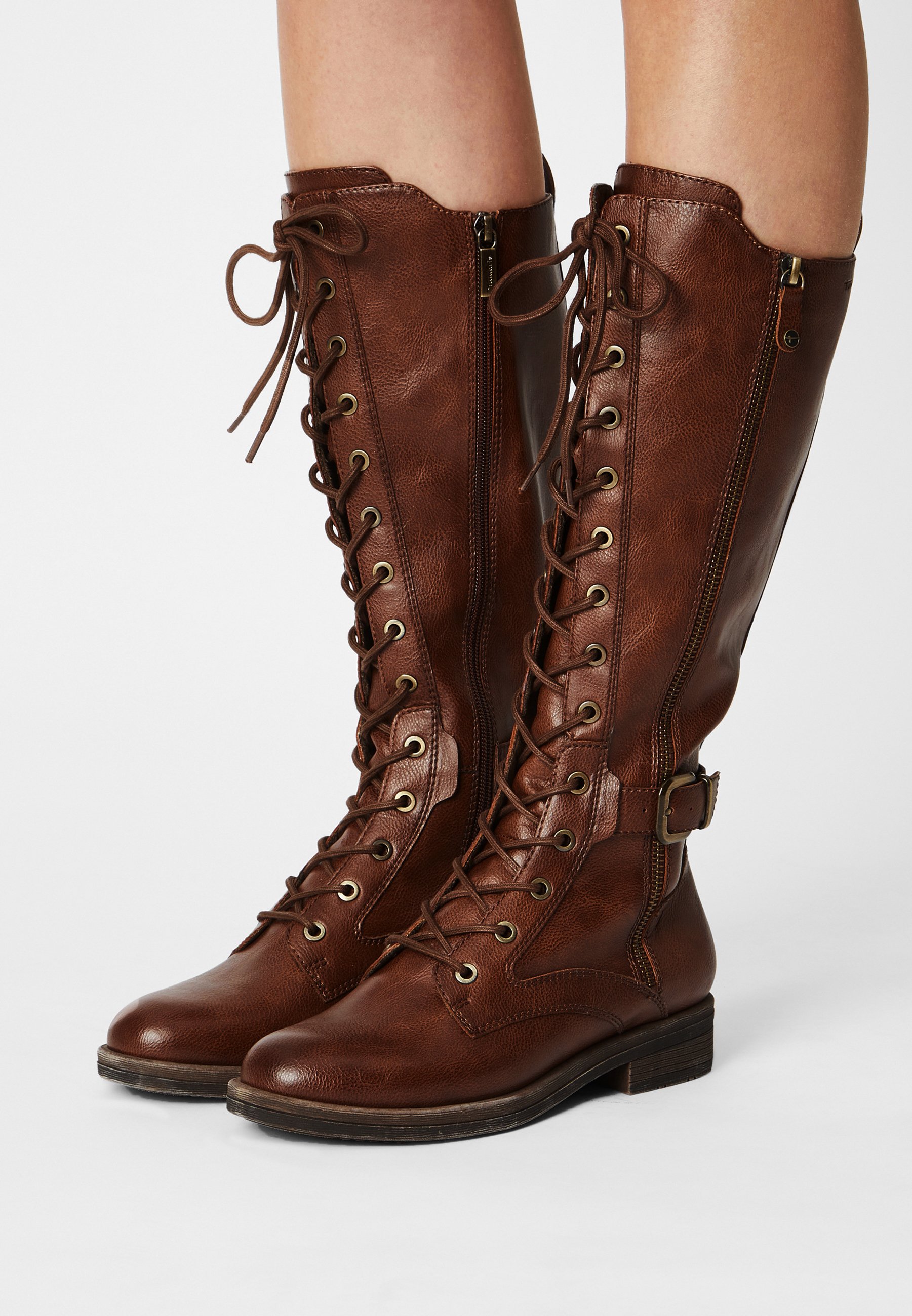 Tamaris Veterlaarzen - cognac/Cognac - Zalando.nl