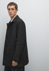 Massimo Dutti WATER-REPELLENT - Halflange jas - dark blue