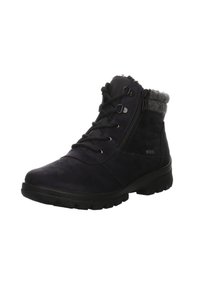 ara SAAS-FEE - Snowboot/Winterstiefel - blau grau schwarz