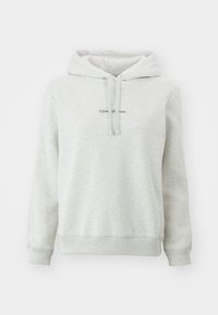 MONOLOGO REGULAR HOODIE - Hanorac - ivory grey heather