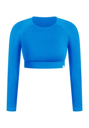 Smilodox CROP LONGSLEEVE MAYSA - T-shirt à manches longues - blau
