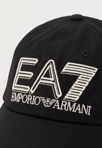 EA7 Emporio Armani TRAIN VISIBILITY UNISEX - Gorra - black
