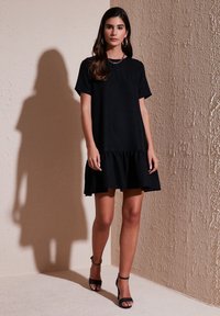 LELA REGULAR FIT - Denní šaty - black