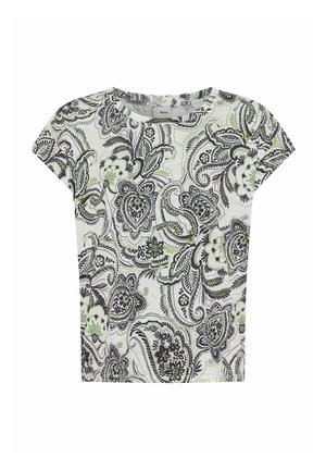 BRAX, STYLE CAELEN S - T-shirt imprimé - soft ecru