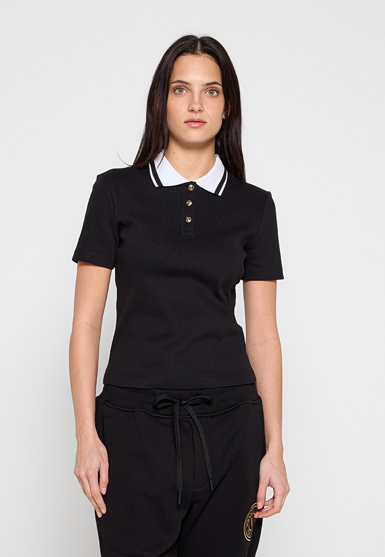 Versace Jeans Couture Poloshirt zwart Versace Jeans Couture Poloshirt zwart