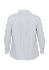 Kaffe Curve OSINA  - Košilová halenka  - white black oxford stripe