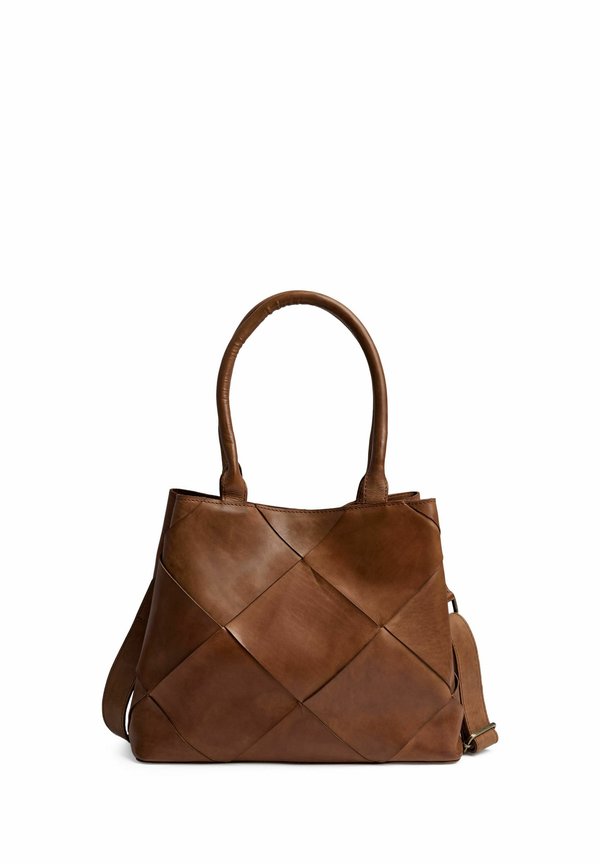 SHOULDER - Handtasche - soft cognac