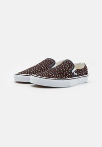 Vans CLASSIC SLIP-ON UNISEX - Obuća za navlačenje - black/multi-coloured