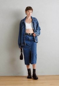 Kennel + Schmenger FREDA - Členkové čižmy na platforme - ocean/schwarz