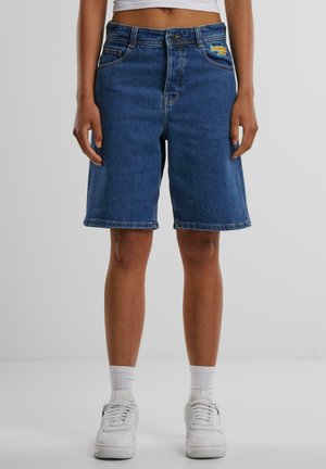 X-TRA BAGGY - Denim shorts - washedblue