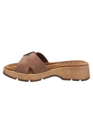 Rohde Heeled mules - ginger