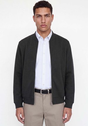 Jack & Jones SWEATSHIRTS PLAIN SWEATSHIRTS - Sweat zippé - black