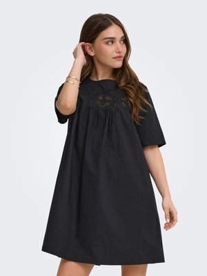 ONLY KLEID ONLZINA KURZES KLEID - Day dress - black