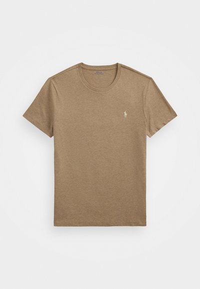 Polo Ralph Lauren CUSTOM SLIM FIT JERSEY CREWNECK T-SHIRT - Pamata T-krekls - italian heather