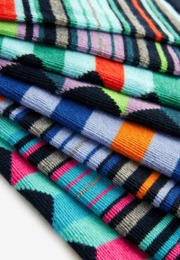 Next GEOMETRIC PATTERN 8 PACK - Chaussettes - bright geo stripe