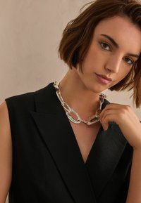 Next CHUNKY MOLTEN- REGULAR FIT - Kaelakee - silver tone
